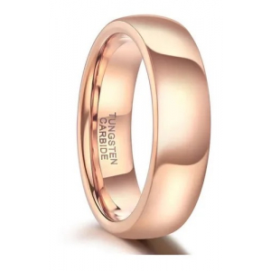 1 Argolla Tungsteno Classic Rosado
