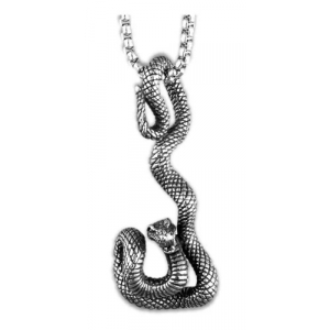 Collar Acero Inox Serpiente Vibora