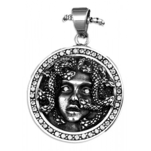 Collar Acero Inox Medusa Vers