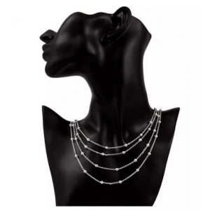 Collar Baño De Plata 925, Multiple Bolitas