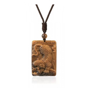 Collar Cuarzo Tigre Ojo De Tigre - Protector