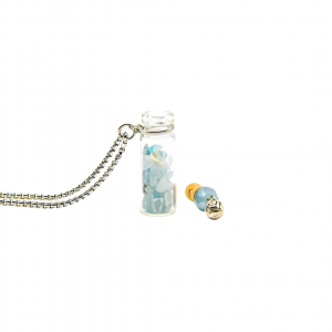 Collar De Fantasía Y Cuarzos, Botellita