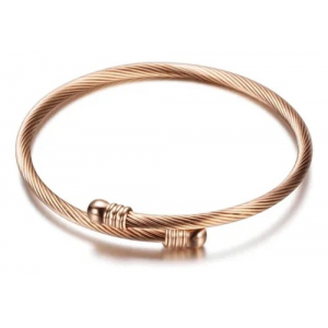 Pulsera Acero Inox Twist Wire Sp