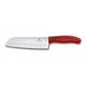 Cuchillo Victorinox Santoku Swiss Classic Alveolos 170mm