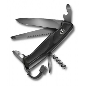 Navaja Ranger Grip 55 Onyx Negro 12 Funciones Victorinox
