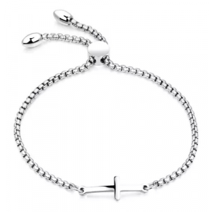 Pulsera Acero Inox Cruz
