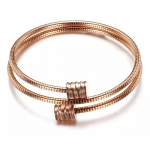 Pulsera Acero Inox Twist Wire Dob