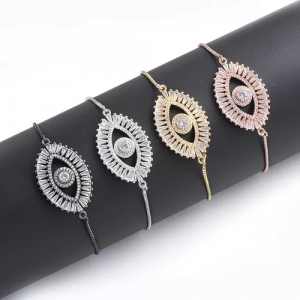 Pulsera Cobre Ojo Turco Crystal