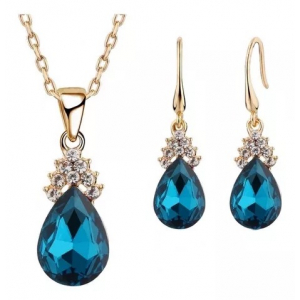 Set 2 Fantasia Elegance Gota Azul