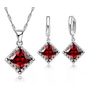 Set 2 Baño Plata Rombo II