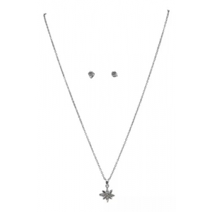 Set 2 Baño Plata Girl Niña Flor Ch