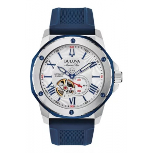 Reloj Bulova Marine Star Automatic 45mm Azul/Plateado
