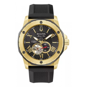 Reloj Bulova Marine Star Automatico 45mm Negro/Dorado/Negro
