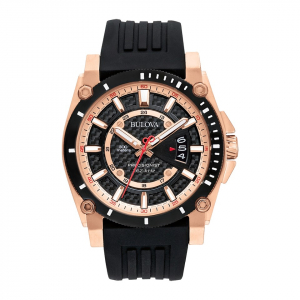 Reloj Bulova HPQ Precissionist Hombre Negro/Rosado