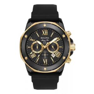 Reloj Bulova Marine Star 45mm Negro/Dorado