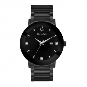 Reloj Bulova Futuro Diamante 42mm Negro