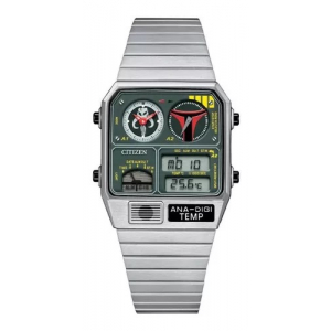 Jg2110-51w Reloj Citizen Star Wars Verde/plateado