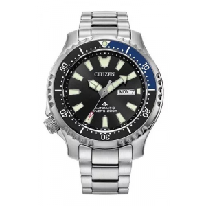 Reloj Citizen Promaster Dive Fugu Automatico 44mm Plateado/Negro NY0159-57E