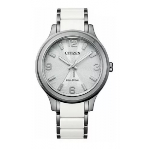 Fe7070-52a Reloj Citizen Eco Drive Bussiness Blanco/plateado