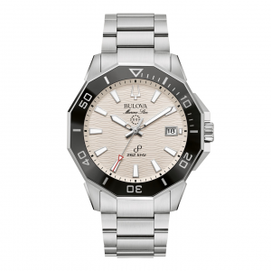 96b426 Reloj Bulova Hpq Marine Star Seriec Plata/blanco/negro