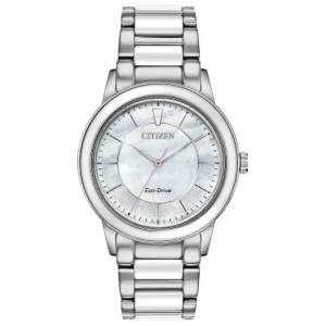 Em0740-53d Reloj Citizen Chandler Eco Drive 35mm Plateado/bl