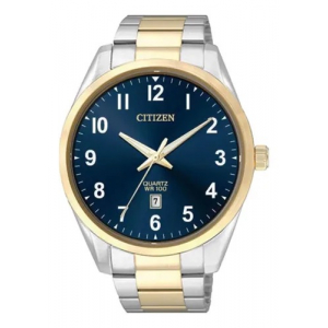 Bi1036-57l Reloj Citizen Class 42mm Plateado/dorado/azul