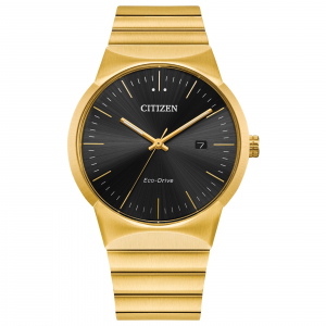 Bm7582-56e Reloj Citizen Modern Eco Drive 40mm Dorado/negro