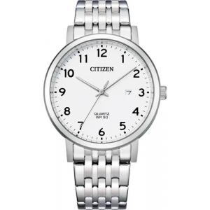 Bi5070-57a Reloj Citizen 3 Hands 40mm Plateado