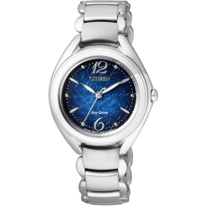Fe2070-50l Reloj Citizen Eco Drive Mujer Plateado/azul