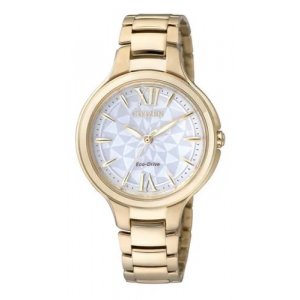 Ep5993-51a Reloj Citizen Eco Drive Dama Dorado/blanco