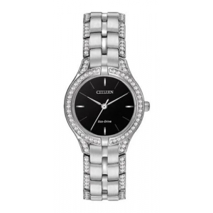 Efe2060-53e Reloj Citizen Eco Drive Mujer Plateado/negro