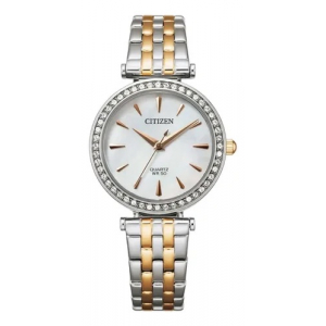Er0216-59d Reloj Citizen Crystal Class 24mm Plateado/dorado