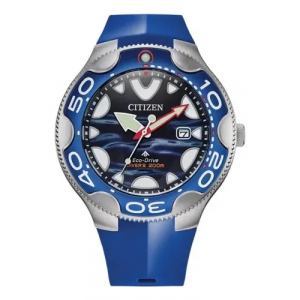Bn0238-02l Reloj Citizen Promaster Driver Orca Eco 46mm Azul
