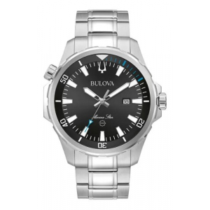 96b382 Reloj Bulova Marine Star Plateado/negro