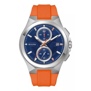 96b407 Reloj Bulova Maquina Marc Anthony 45mm Naranja