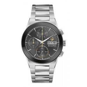 96c149 Reloj Bulova Quartz Milenia Plateado/negro