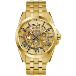 97a162 Reloj Bulova Sutton Maquina Dorado