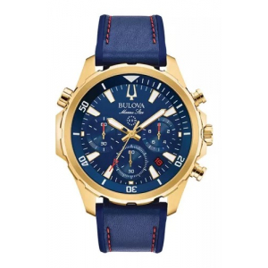 97b168 Reloj Bulova Marine Star Azul/dorado