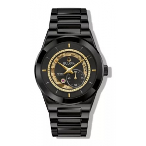 98a291 Reloj Bulova Modern Automatic 40mm Negro/dorado