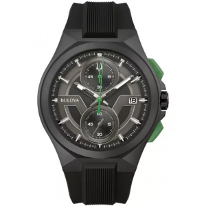 98b381 Reloj Bulova Mechanicals Maquina Negro/verde