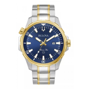 98b384 Reloj Bulova Marine Star Plateado/azul/dorado