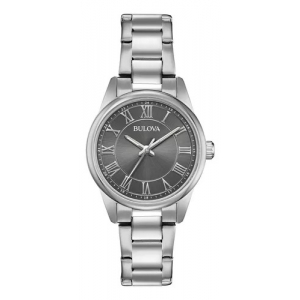 1 Reloj Bulova Quartz Plateado-gris Oscuro 96l272