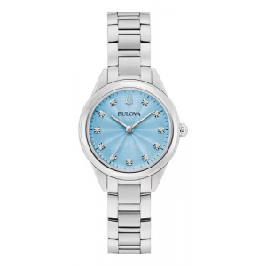 96p250 Reloj Bulova Sutton 28mm Plateado/azul Cielo