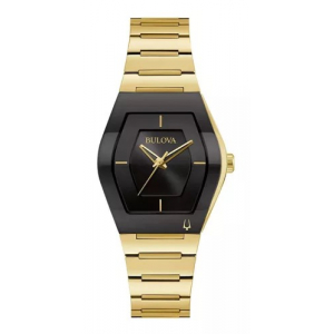 97l164 Reloj Bulova Futuro Tonneau 30mm Dorado/negro