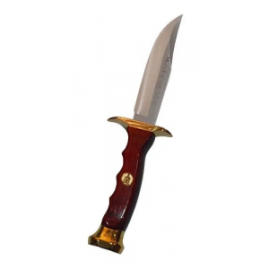 Cuchillo Bowie 100mm Dorado C/funda Marca Muela