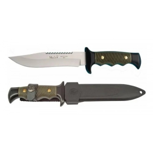Cuchillo Mountain 160 Mm Negro/verde C/funda Marca Muela