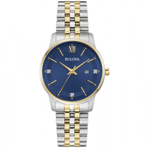 Reloj Bulova Classic Misc 32mm Plateado/Azul/Dorado