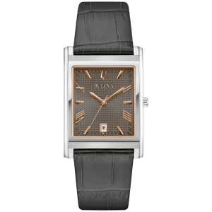 Reloj Bulova Sutton Cuarzo 29mm x 22mm Gris Oscuro/Plateado