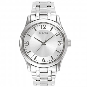 Reloj Bulova Premium 38mm Plateado Pareja