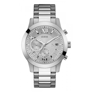 Reloj Guess Atlas 45mm Plateado/Blanco